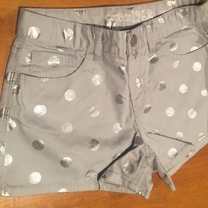 gap kids girls gray shorts size 14